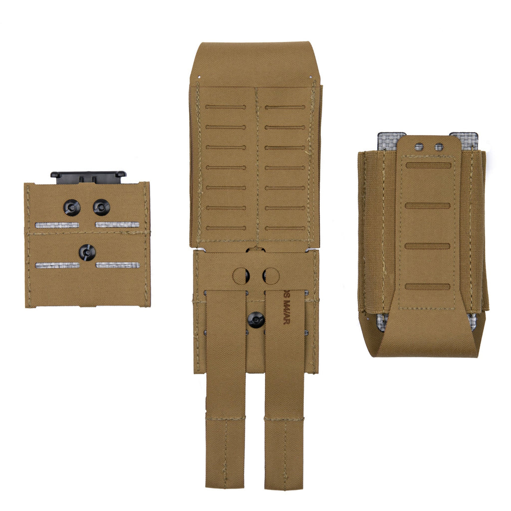 Safariland ELS Empfänger & Molle Halterung – Taktisches Holster-System In Coyote Safariland ELS Empfänger & Molle Halterung – Taktisches Holster-System In Coyote